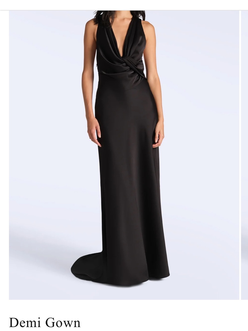 BCBGMaxAzria Black Demi Gown Maxi Dress - Picture 1 of 7